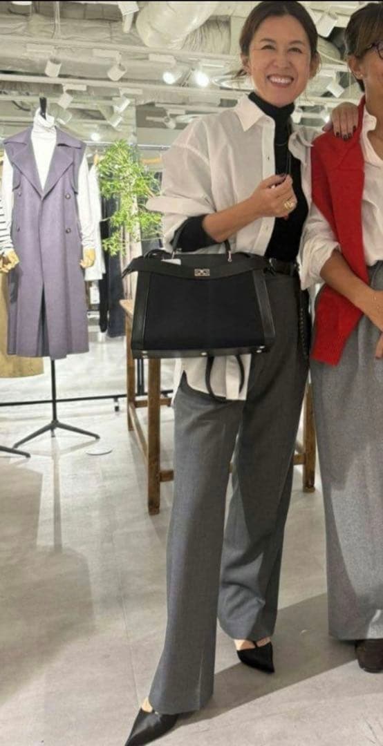 未使用級✨️michino PARIS　ミチノパリ　ルテスミニ　キャンバスレザー