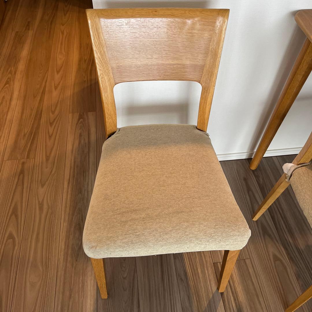 アクタス　ダイニングテーブル（椅子付きに変更）ナチュラルウッド