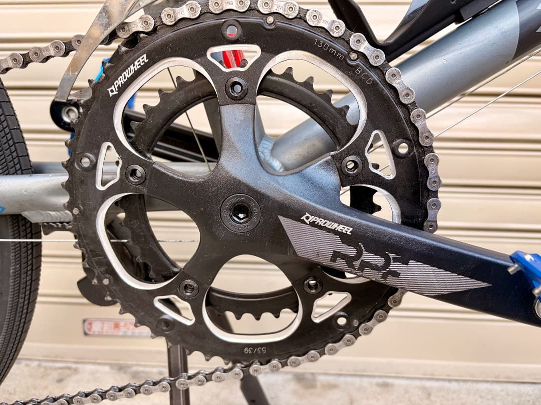 ミニベロ Eizer Z501カスタム ミニベロロード ブルーグレー 中古