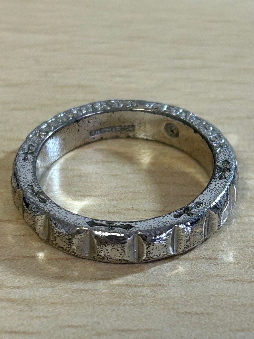 アクセサリー Bill Wall Leather Faceted Ring silver925