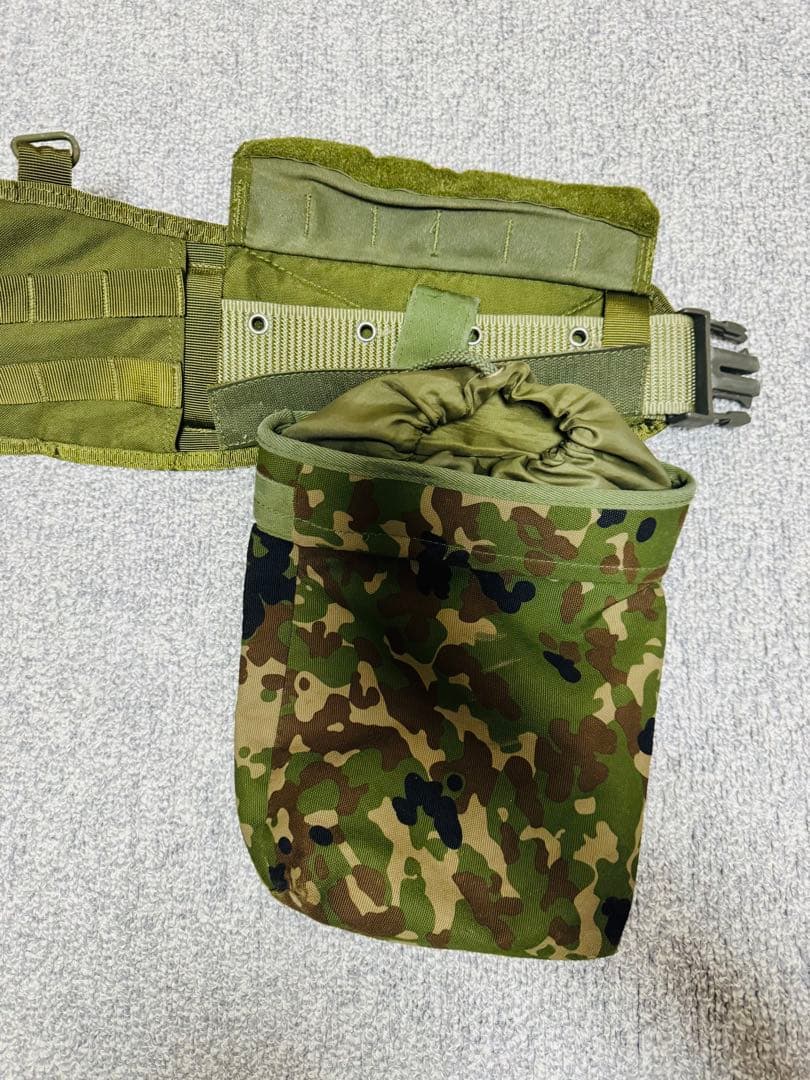 モジュラー式オリーブドラブベスト、サスペンダー、弾帯、ダンプポーチ