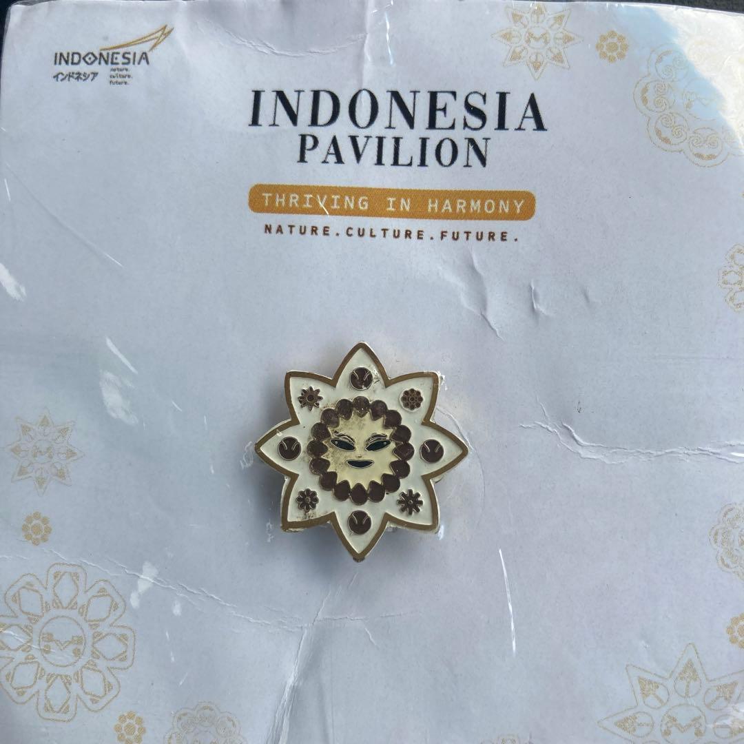 大阪関西万博 インドネシア パビリオン 非売品ピンバッジ 3個セット VIP用