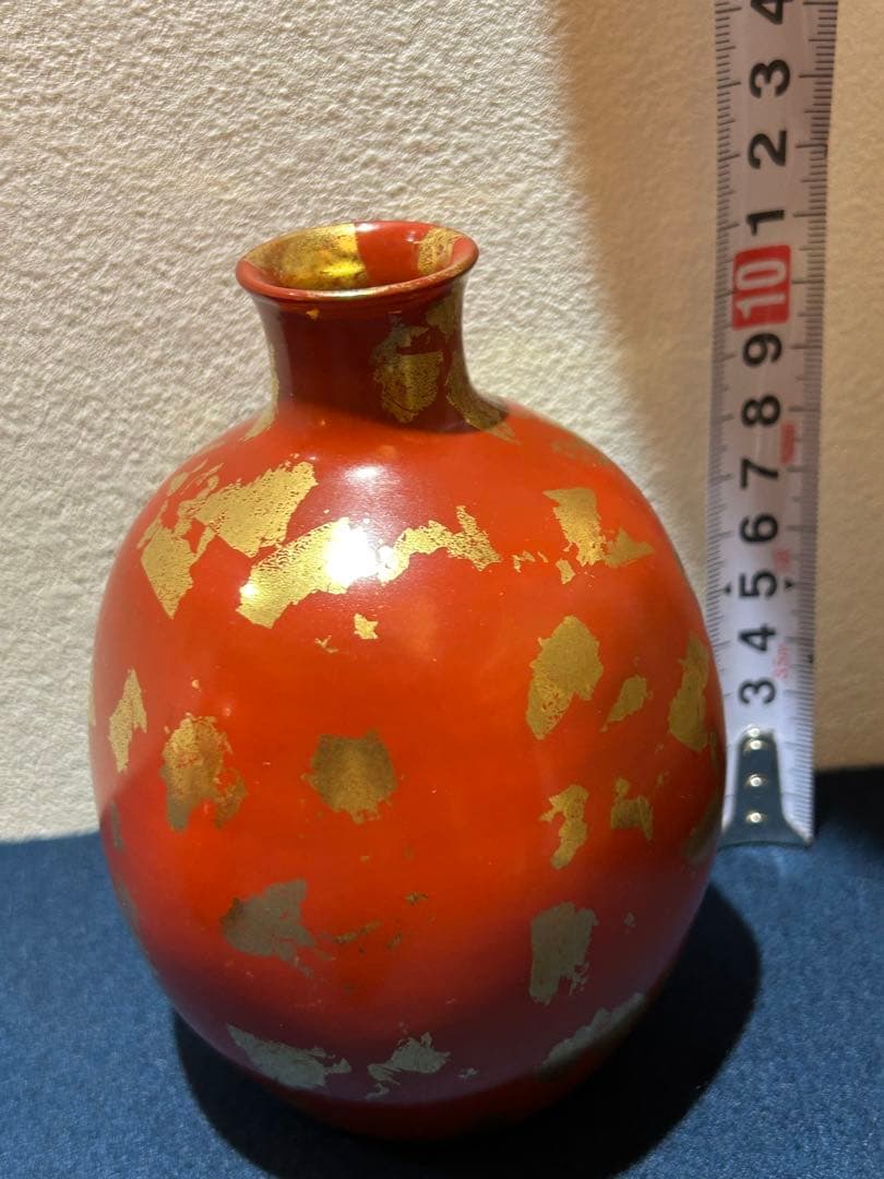 松谷窯 赤地金箔散 徳利貳客 - メルカリ