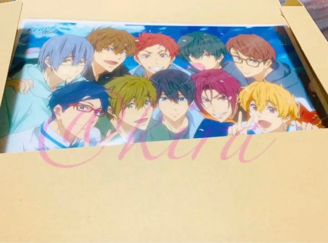 Free! 劇場限定特典 超希少メモリアル特大クリアフォト[集合写真] Free