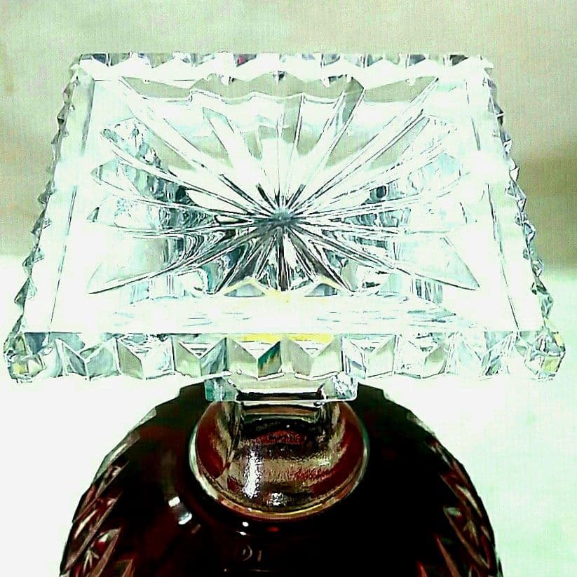 Murano Glass ムラノ カット 大型 花瓶 オリジナルムラノグラスの花瓶