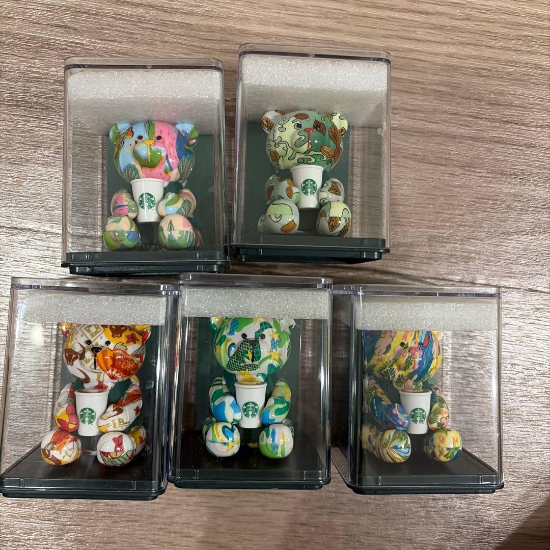スターバックス 日本未発売 マレーシア限定25周年ミニベアリスタ　 5個セット マレーシア限定スターバックス スタバミニベアリスタ25周年記念海外