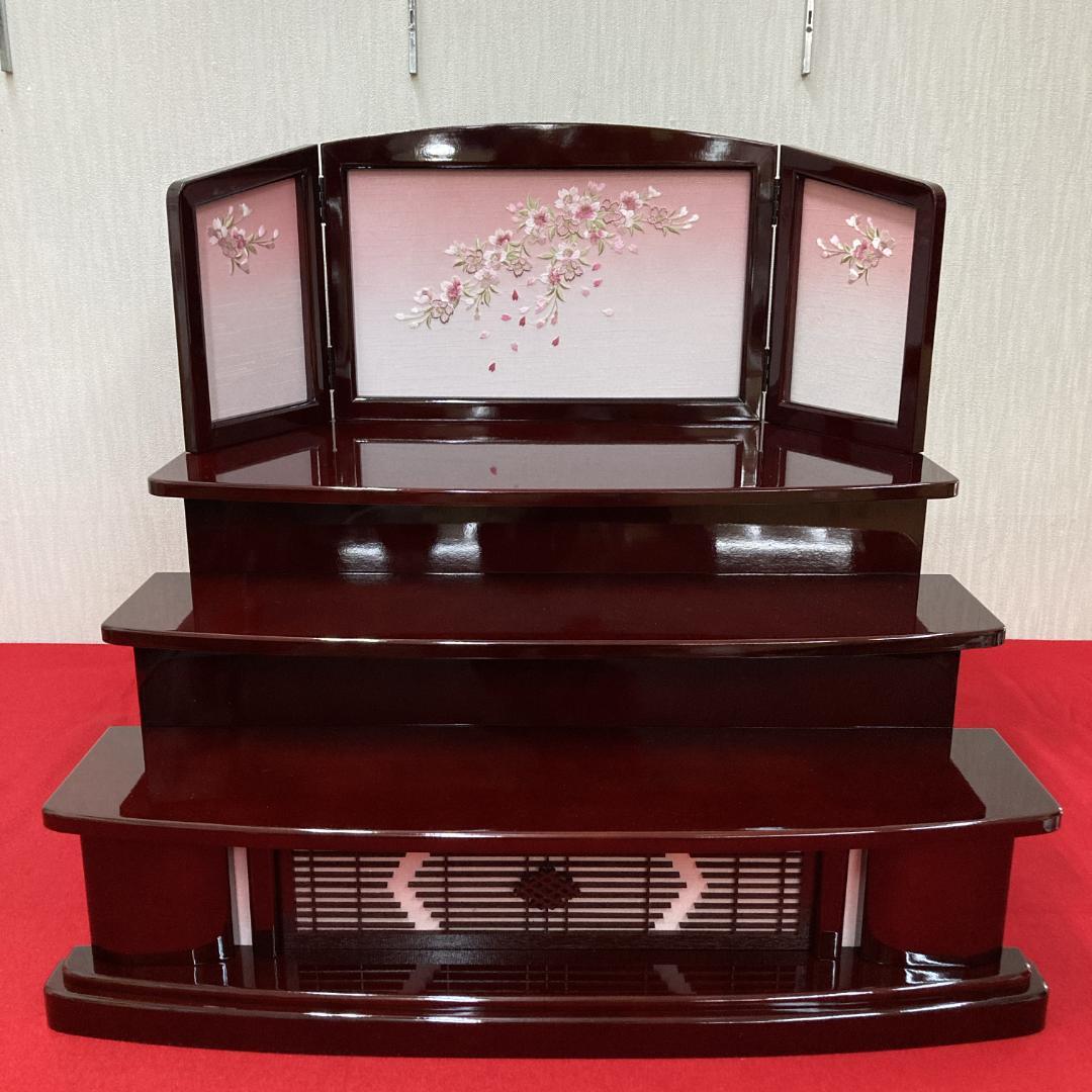 専用ページ　D1 　三段飾り 　高級金彩衣装　巾71㎝位　ひな祭り三段　三段