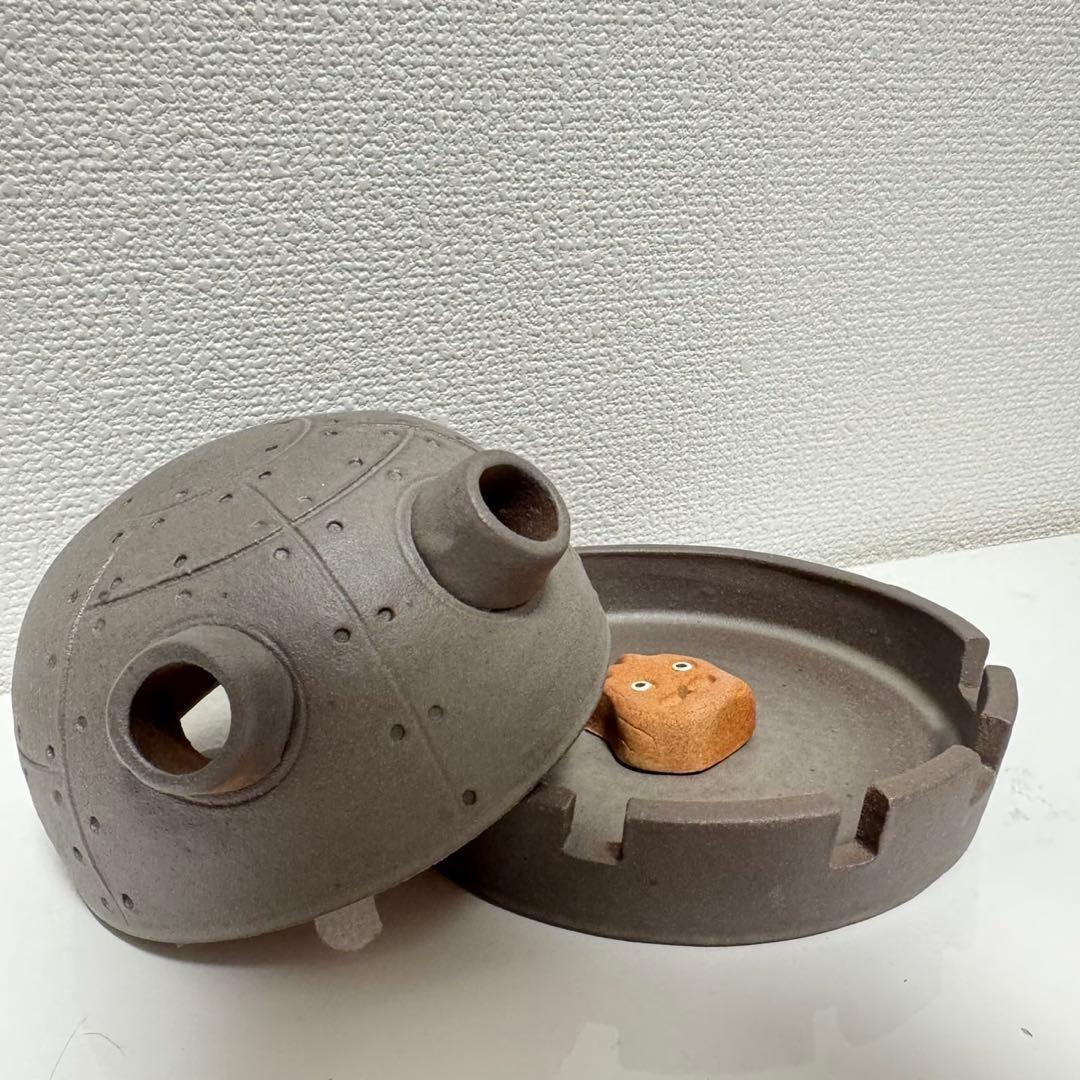 ジブリパーク信楽焼魔女の谷ハウルの動く城 砲台 蚊取り線香 新品