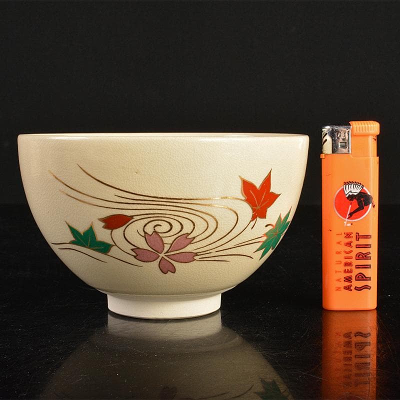 京焼 平安原平造 色絵金彩 仁清写 雲錦 数茶碗 十客 共箱