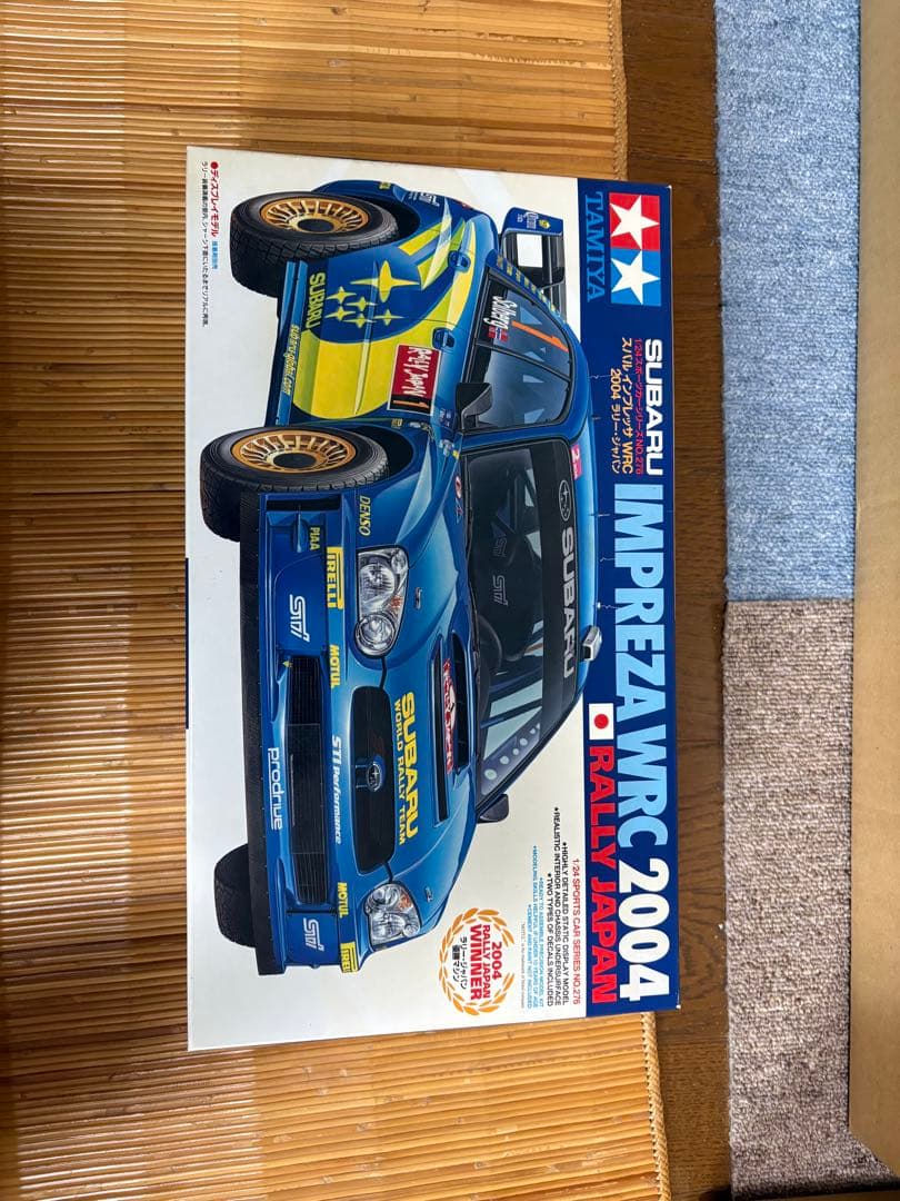 絶版 タミヤ 1/24 スバル・インプレッサ 2004 ラリー・ジャパン優勝車