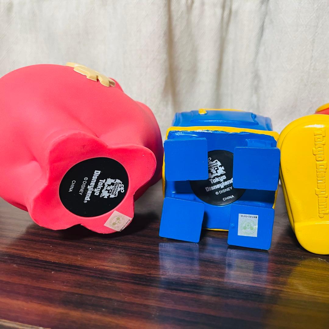 ディズニーランド トゥーンタウン 貯金箱 4点セット - メルカリ