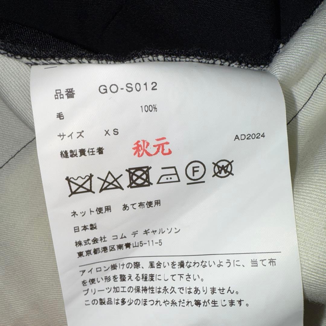 コムデギャルソンCOMMEdesGARCONSプリーツスカート2025SS