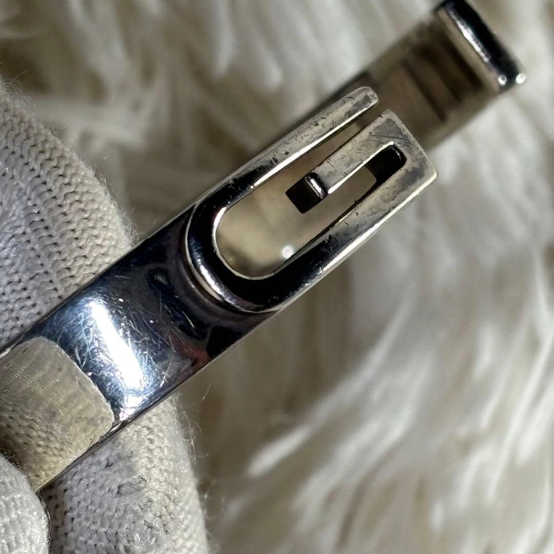 GUCCI シルバーバングル　silver925 サイズ18 腕輪　ブレスレット