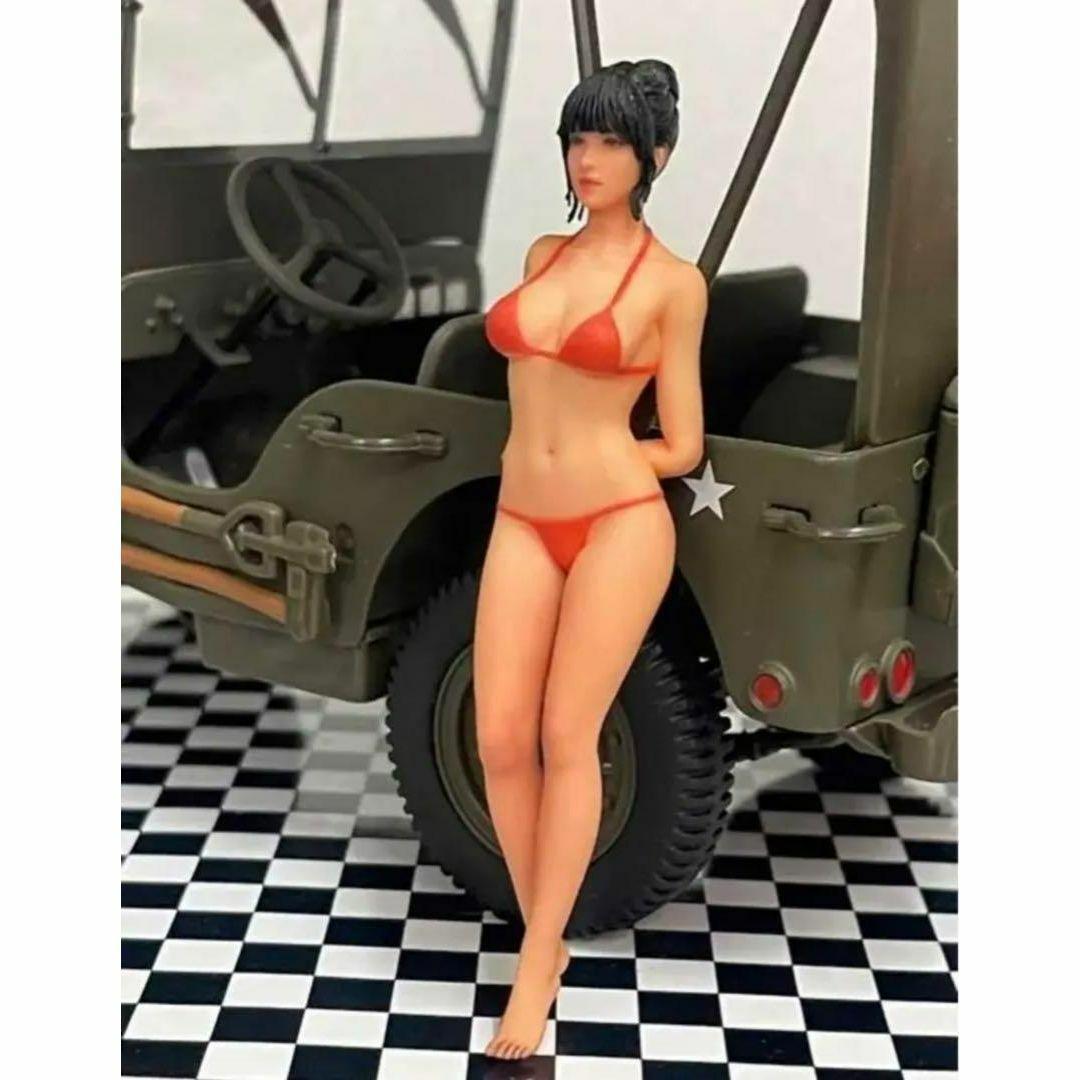 JOY2-RED 1/18★フィギュア★1/64より大★ミニカーに★ジオラマに