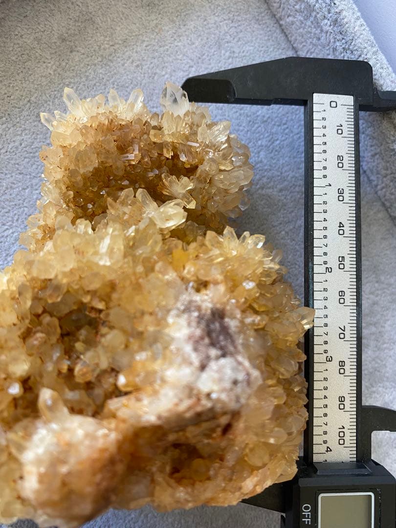 T1014スパングル様専用☆特価☆シトリンクォーツ キラキラ原石大きめ