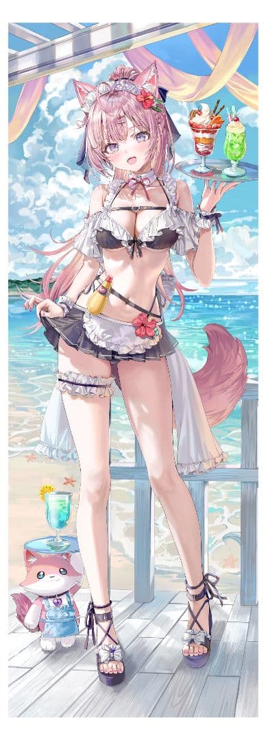 さしみねこ屋 C106 ももこ 博衣こより 特大タペストリー 博衣こより
