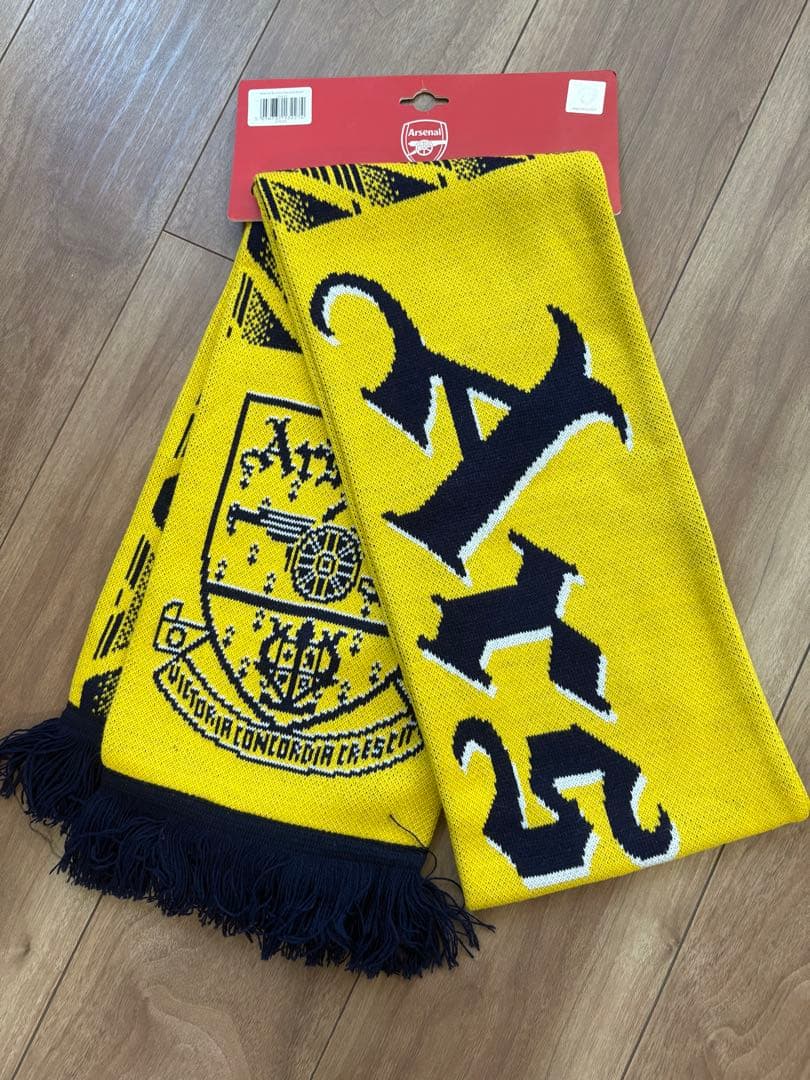 アーセナル イエロー マフラー(正規品) アーセナル イエロー マフラー(正規品)