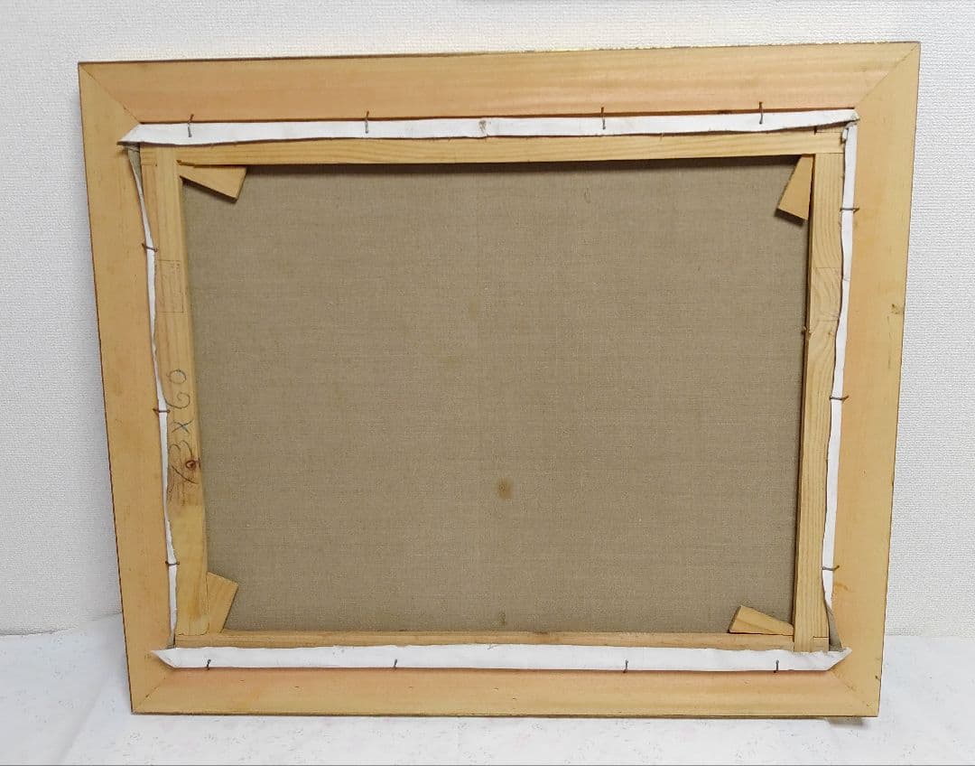 ◇スペイン画家　肉筆油絵　額装