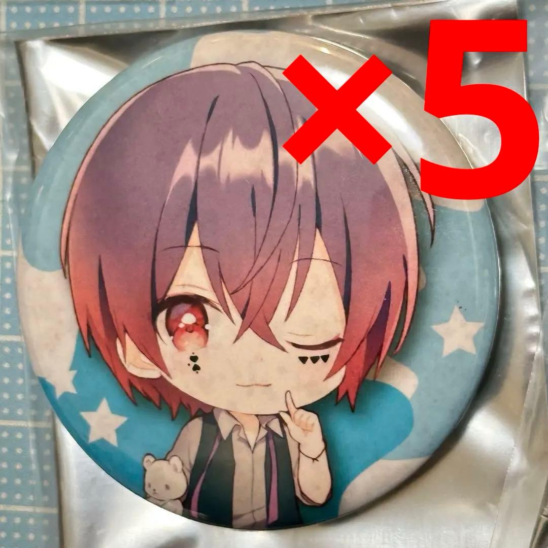 AMPTAK×COLORS あっとくん あとわん2 缶バッジ バッチ セット 5