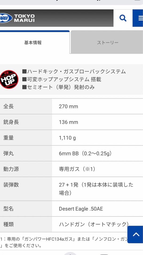 DESERT EAGLE.50AE  東京マルイ