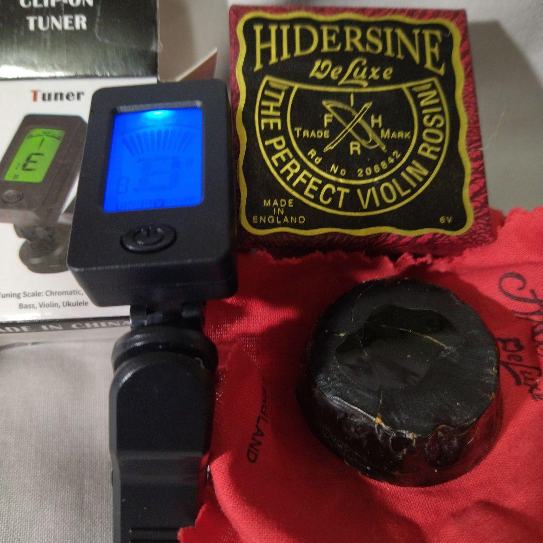 ♥大幅値引しました♥スズキバイオリン4/4NO．240弓ケースチューナー松脂付き