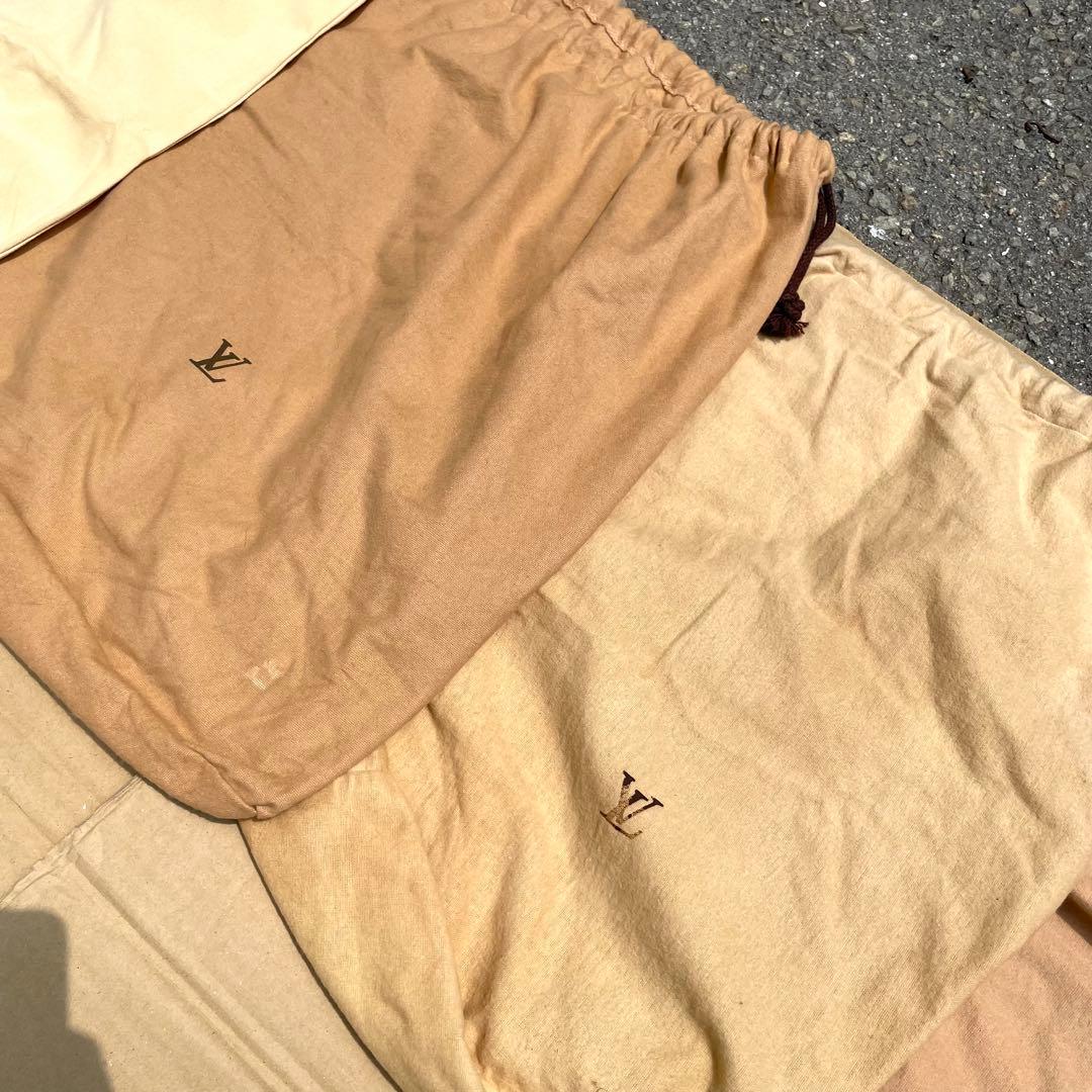 ルイヴィトン 収納 保存袋 ロゴ 巾着 ベージュ まとめ 50枚の通販はau