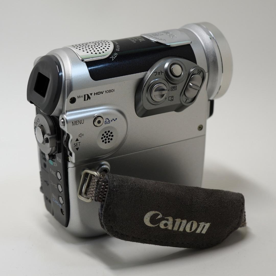 miniDVハイビジョンビデオカメラ iVIS HV10 + PC読込みケーブル
