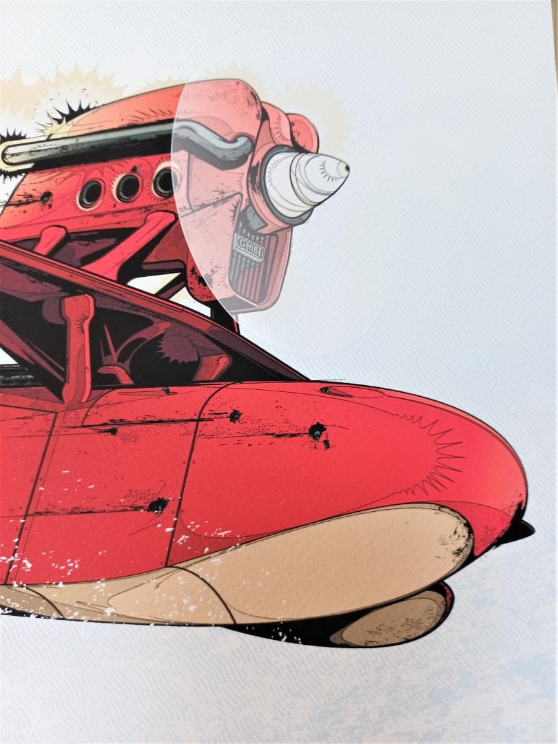 紅の豚 ポルコ スタジオジブリ 限定100枚 カコ ファインジークレープリント