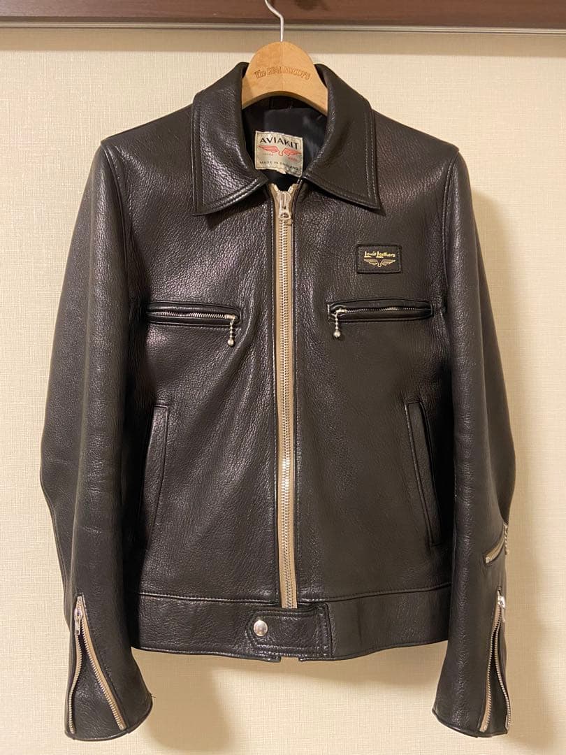 ルイスレザー×リアルマッコイズ/ドミネーター／サイズ38/ディアスキン