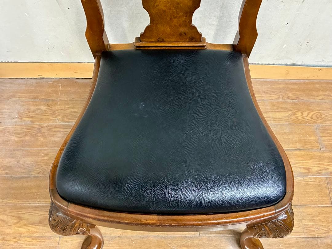 管445☆イギリス製☆Lloyd's Antiques☆クィーンアンチェアー - メルカリ