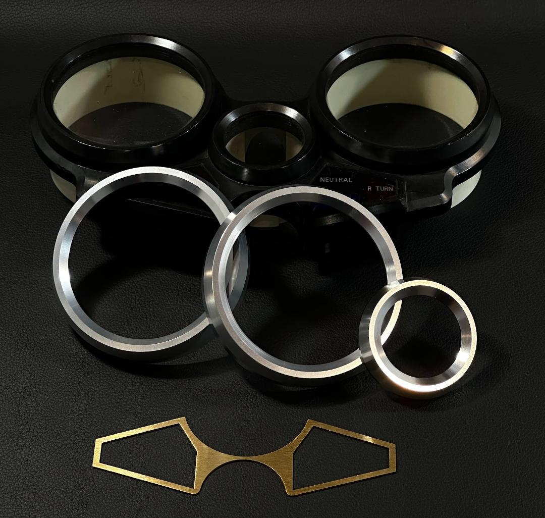 CBX400F CBX550F アルミビレット メーターリング フル m742 - メルカリ