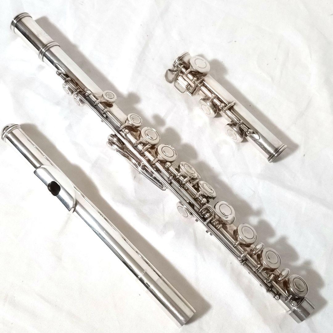 美品　Nikkan　YFL-31　フルート　頭部管銀製　Eメカ付き　YFL31