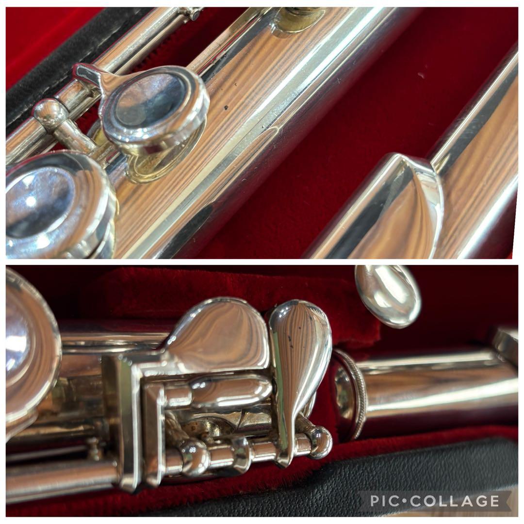 Pearl パールフルート リップ銀製 PF-521E ケース付 Eメカ付 - メルカリ