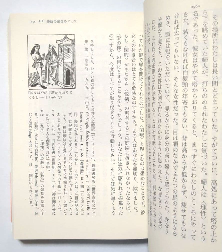 薔薇物語 上下 ギヨーム・ド・ロリス ジャン・ド・マン ちくま文庫 全
