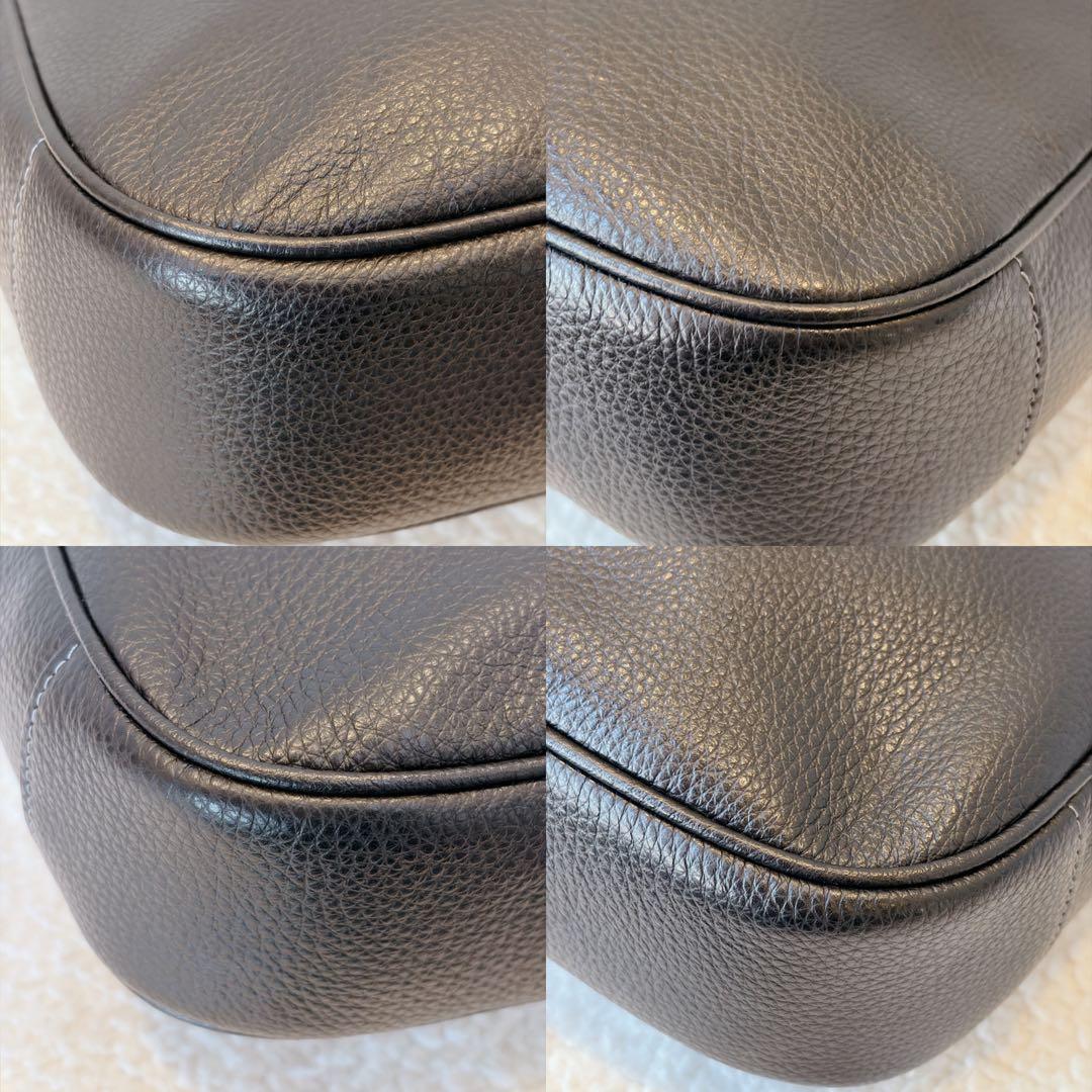 【極美品】COACH コーチ ショルダー　エリー ファイルバッグ ブラック