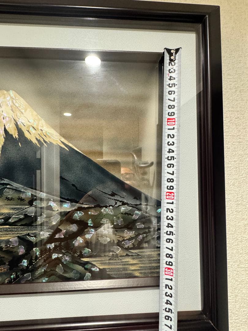 螺鈿山富士額 和室飾り額