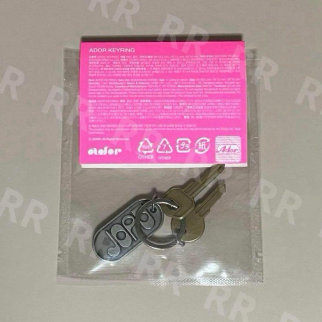 公式 正規品 NJZ NewJeans ador popup md キーリング