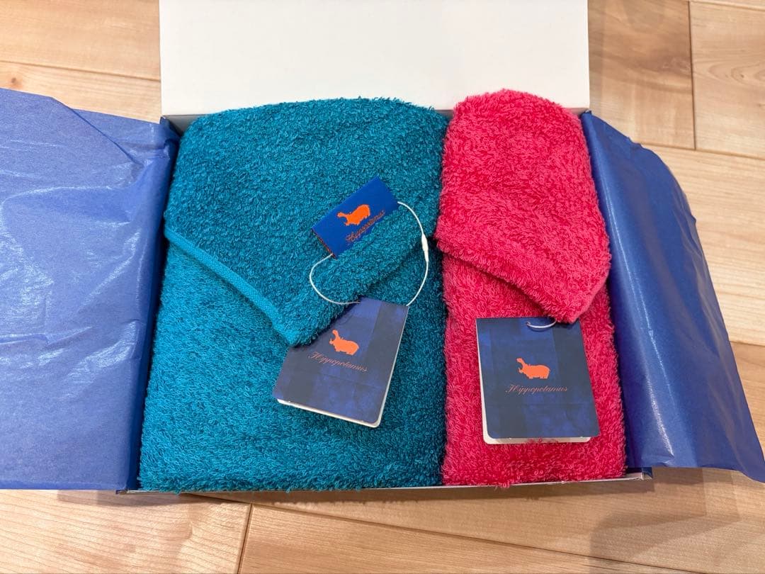 ギフト – ミニバスタオル×2｜Hippopotamus-ヒポポタマス 未使用
