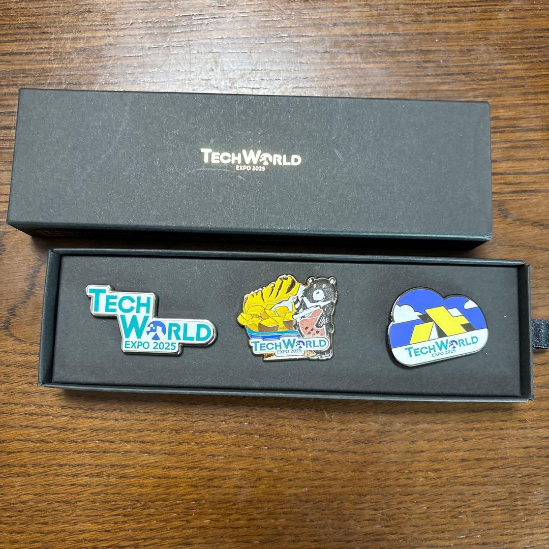 TECH WORLD OSAKA EXPO 2025 ピンバッジ 3個セット