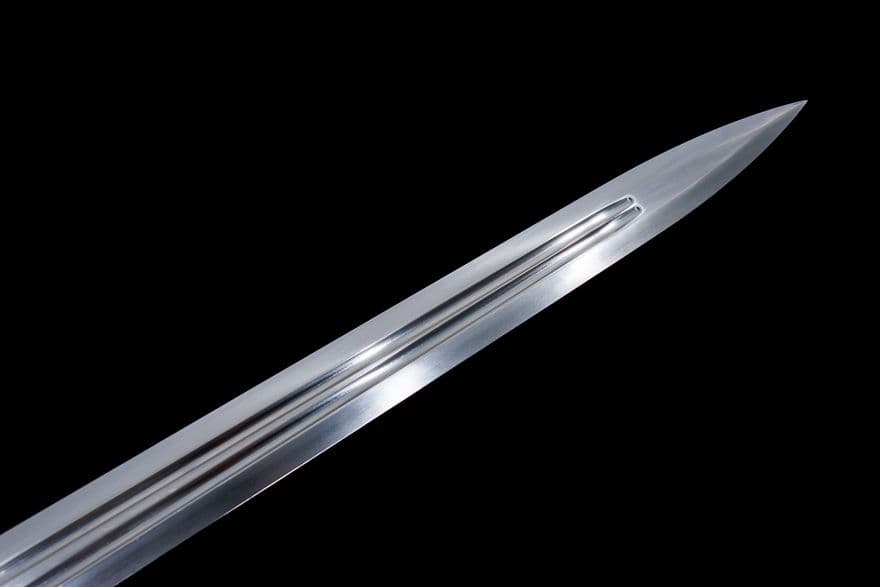 【フクロウ炙り戦剣】武具 刀装具 日本刀　模造刀 居合刀 武士道 鑑賞用 美術刀