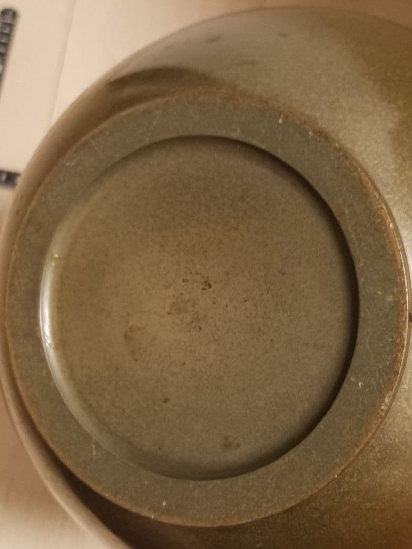 旧家 蔵出し 銅製 花瓶 花生 鶴図 銘あり