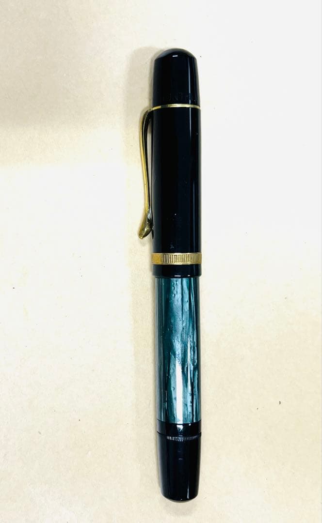 最後の値下 万年筆 ペリカン 100N グリーン pelikan 字幅BB - メルカリ