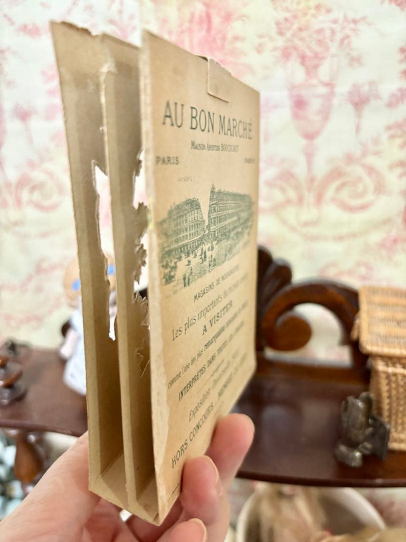 フランスアンティークAU BON MARCHE 1900年パリ万博　立体カード❷