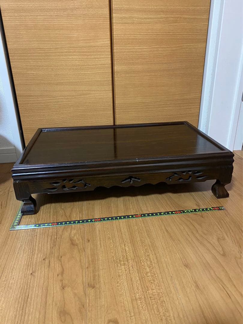 黒檀のあしつき花台です