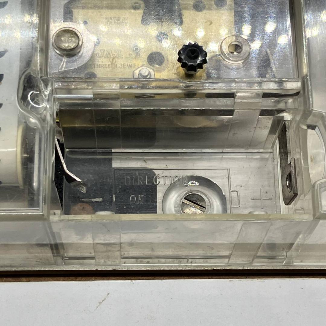 フランス JAZ ジャズ 壁掛け時計 1960年代 ビンテージ フランス語 パリ