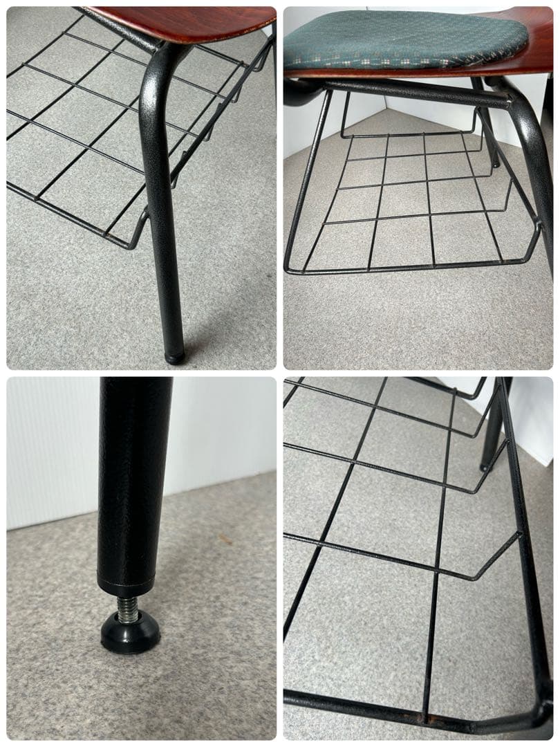 ドイツ ヴィンテージ FLOTOTTOフロトット デスク&チェア 学校 机 椅子