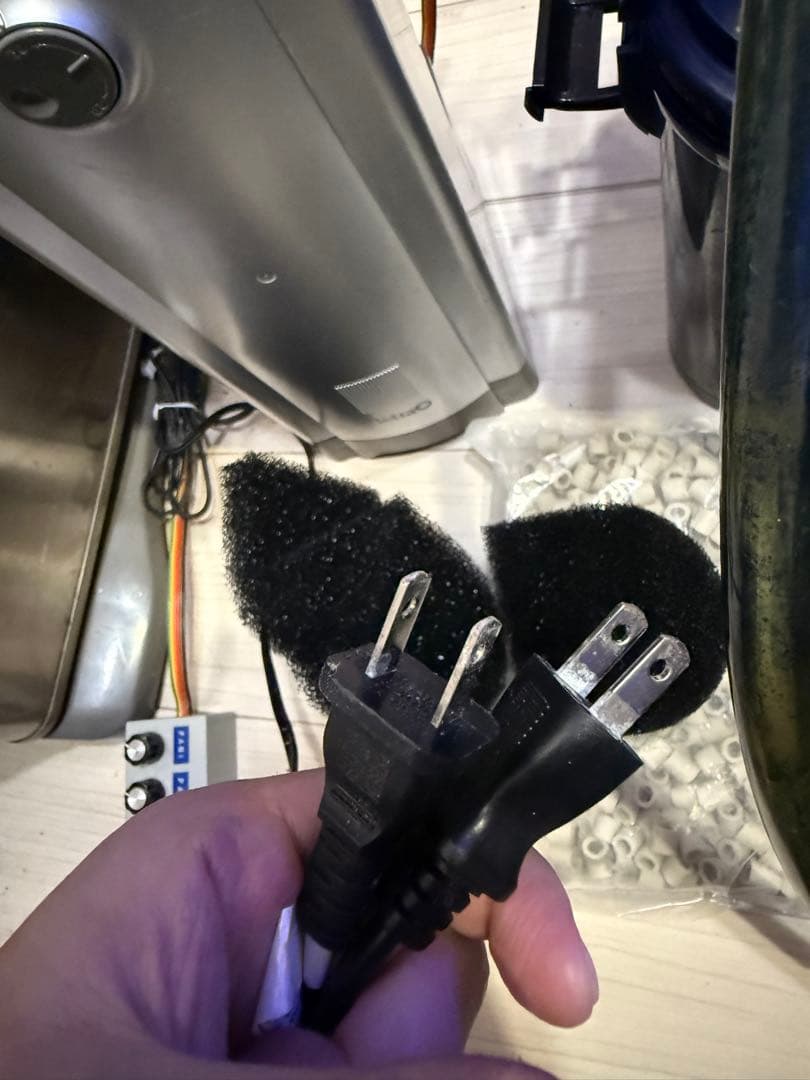 クーラーセット‼️テトラCR-3‼️ テトラVAX-60‼️新品エーハイムろ材1キロ‼️