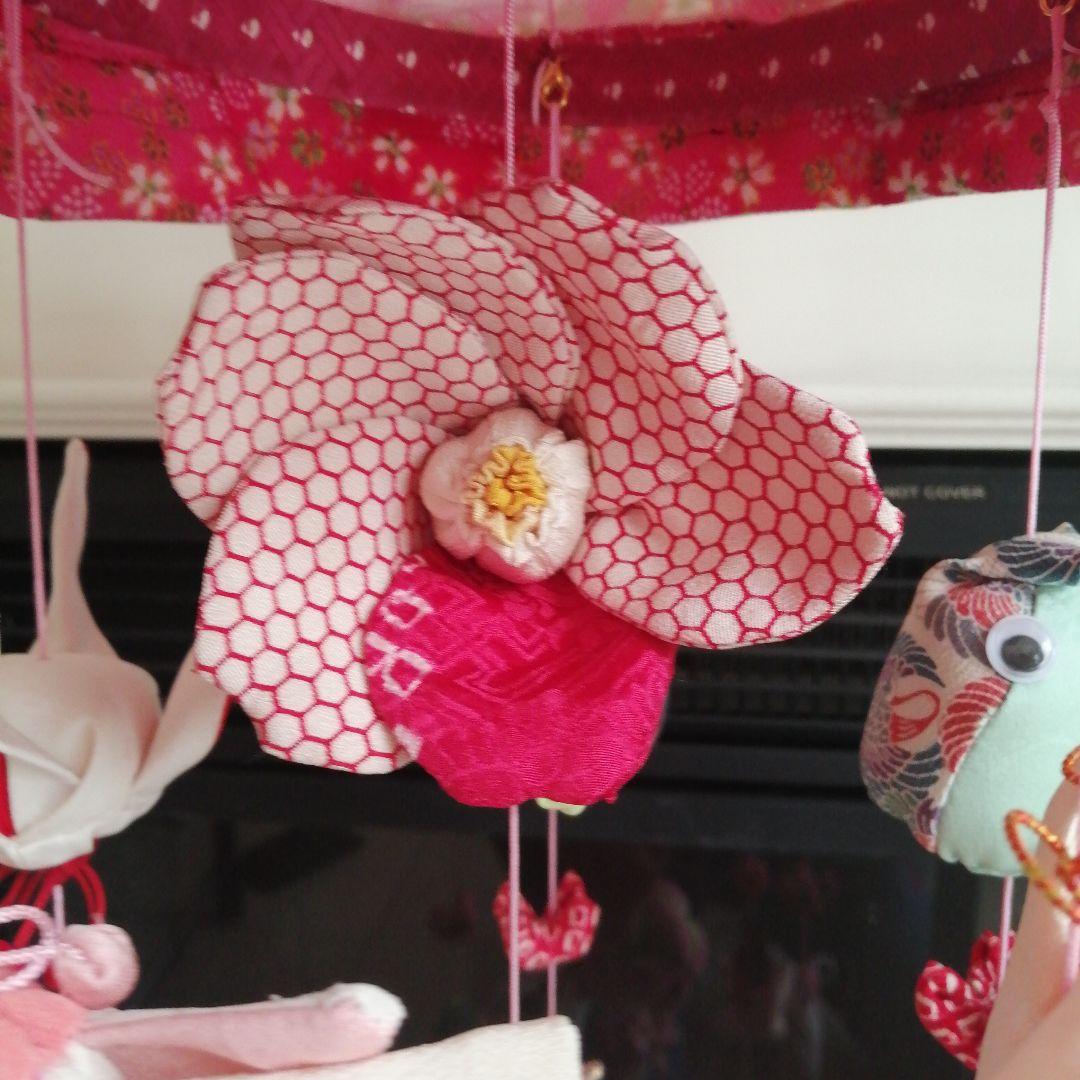 吊るし雛　吊るし飾り　ちりめん細工　ひな祭り　ハンドメイド