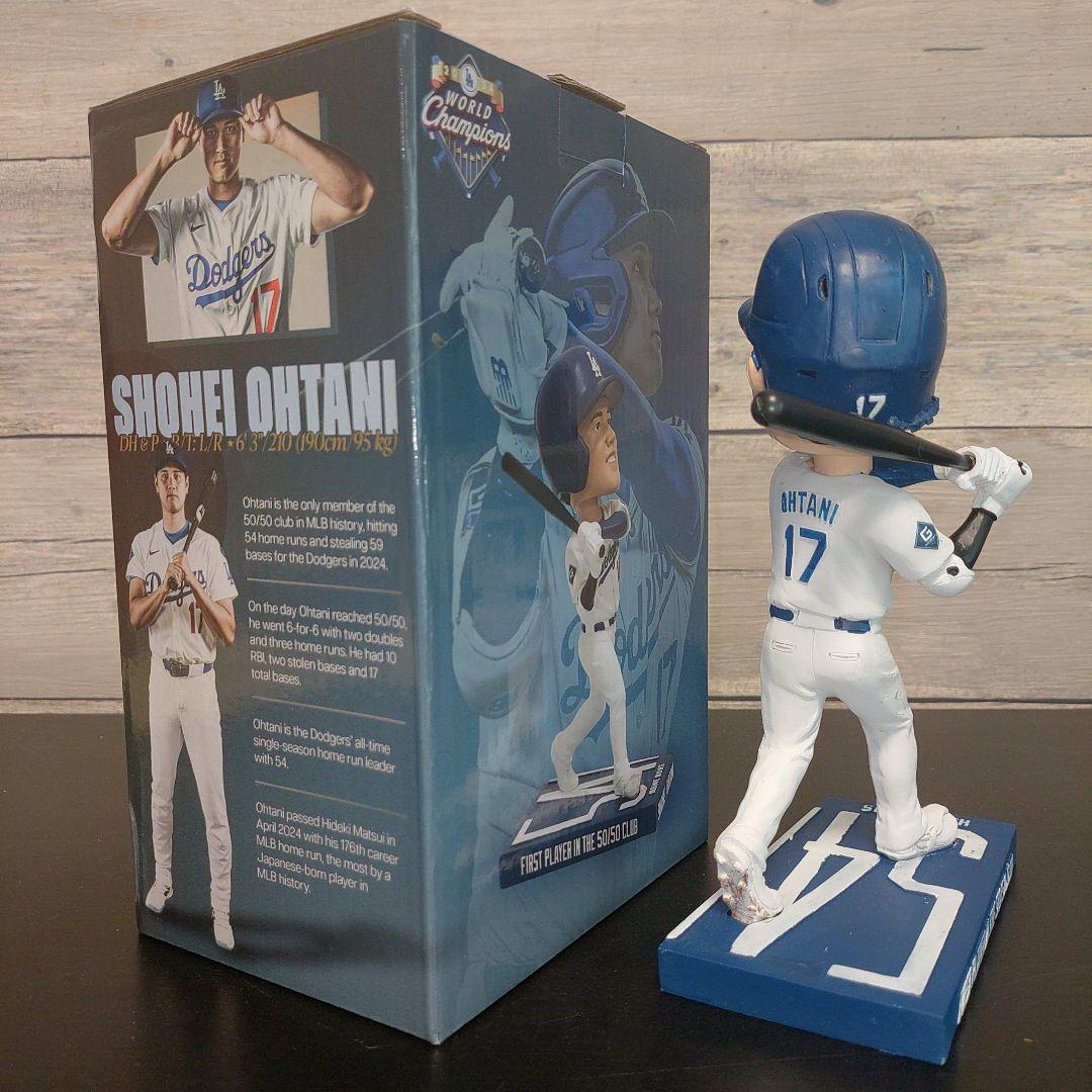 MLBボブルヘッド、大谷翔平50-50、ドジャースSGA、2体セット