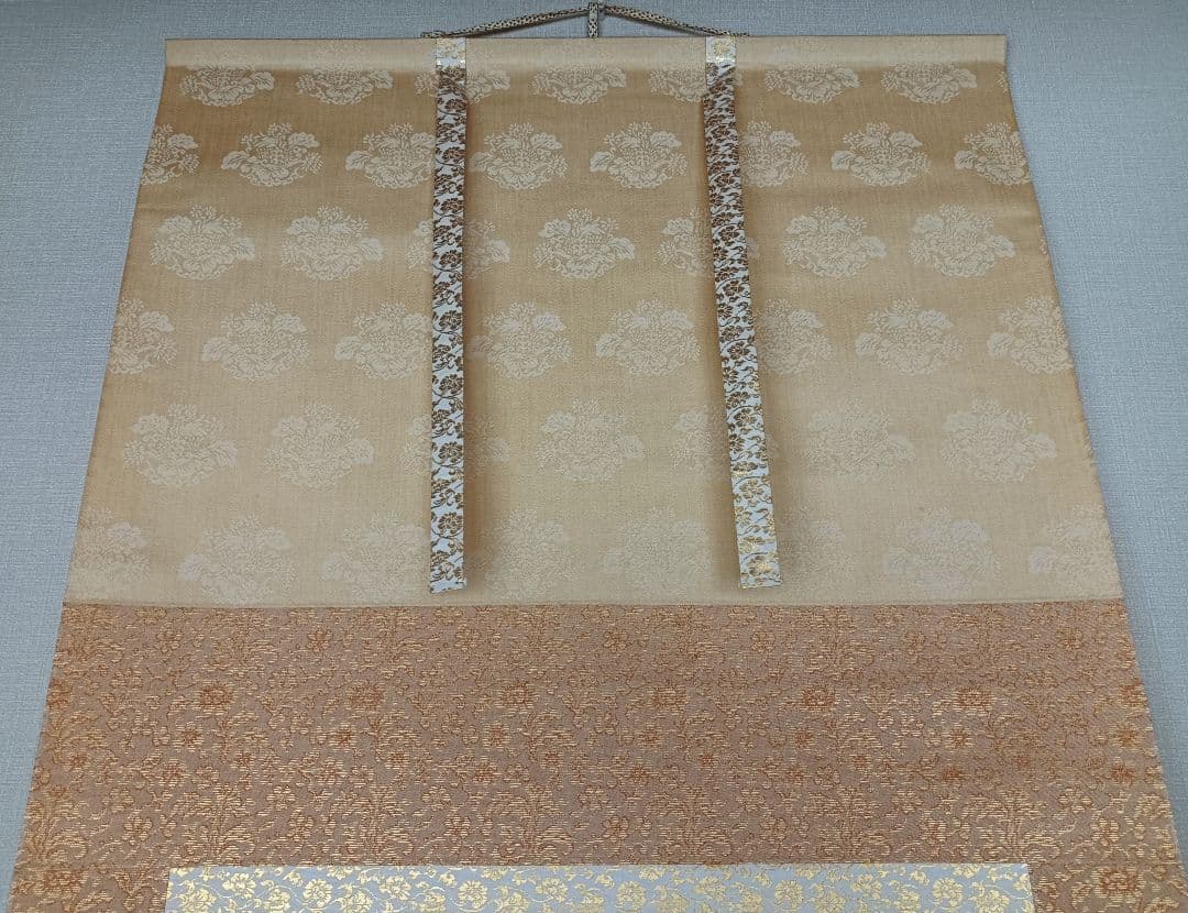 美品 軸 縁起物 おもてなし 絵 幸運 花鳥 神 中国 風水 美術